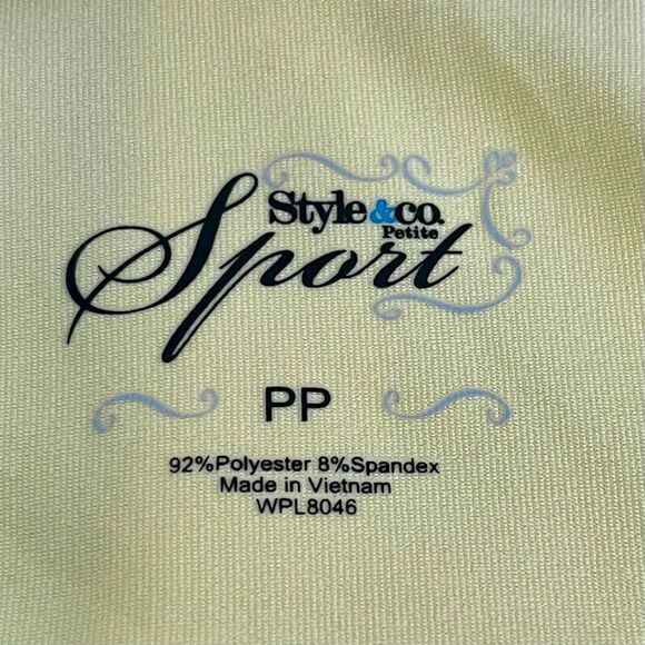 Style & Co Petite Sport Activewear Jacket   Size PP - Picture 3 of 5